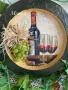 Кръгла рамка-Вино!, снимка 2