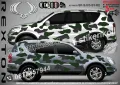 SsangYong Korando SK-SJV3-SY-KO Кaмуфлаж Офроуд Джип Пикап Лодка Camouflage Off-Road стикери, снимка 3