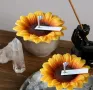 3D 2 части голямо цвете Хризантема слънчоглед силиконов молд форма фондан шоколад гипс декор свещ, снимка 7