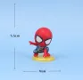 8 броя Спайдърмен пластмасови фигурки за декорация на торта игра, снимка 7