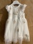 Бебешка бяла рокля с бродерий Next, снимка 1