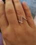 Елегантен сребърен пръстен - модел R037A, снимка 7