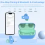 Детски безжични слушалки Giveet, Open Ear за тийнейджъри, деца (сини, розови), снимка 9