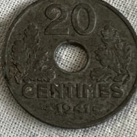 20 сантима Вишистка Франция 1941, снимка 1 - Нумизматика и бонистика - 35649304