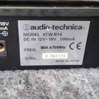 Audio Technica ATW-R14 UHF Diversity Receiver, снимка 7 - Микрофони - 28256435