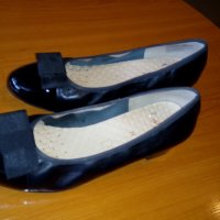 Caprice Нови дамски кожени обувки черни №38,5 H и стелка 25см, снимка 11 - Дамски елегантни обувки - 29050105