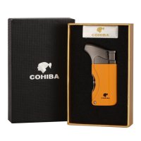Запалка Cohiba кохиба с пънчер за пури, снимка 2 - Запалки - 42956121