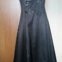 Прелестна черна дълга официална рокля ПРОМОЦИЯ👗🍀S р-р👗🍀 арт.345, снимка 4 - Рокли - 27967907