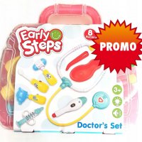 Докторски куфар за деца Early Steps - Doctors Set , снимка 1 - Образователни игри - 37690241