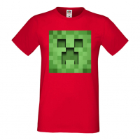 Мъжка тениска Creeper Face 3,майнкрафт,Minecraft,Игра,Забавление,подарък,Изненада,Рожден Ден., снимка 16 - Тениски - 36492795