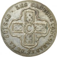 Монета Швейцария 1 Батцен 1830 г.  Кантон Во / Вауд, снимка 2 - Нумизматика и бонистика - 37916084