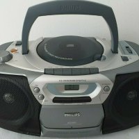 CD плейър радио касетофон Philips - Boombox BassBoost, снимка 2 - Радиокасетофони, транзистори - 28051842