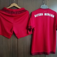 Bayern Munich 2015/2016 Adidas оригинален екип тениска фланелка и шорти къси гащи Байерн Мюнхен S, снимка 2 - Спортни дрехи, екипи - 43173050