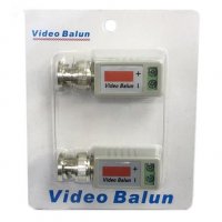 Комплект от 2 броя Video Balun Пасивен Видео Балун Преобразувател 400-600 Метра по UTP CAT5 Кабел, снимка 5 - Комплекти за видеонаблюдение - 28708170