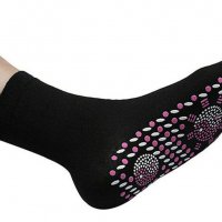 Турмалинови чорапи магнитни масажни самозагряващи къси , снимка 5 - Дамски чорапи - 27868069