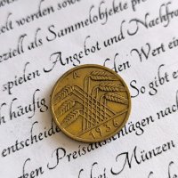 Райх монета - Германия - 10 пфенига | 1936г.; серия А, снимка 2 - Нумизматика и бонистика - 43452543