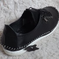 Обувки, черни, естествена кожа, код 34/ББ1/49, снимка 4 - Дамски ежедневни обувки - 36803454