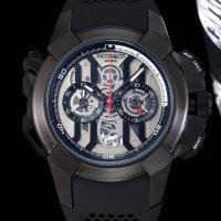 Mъжки часовник Jacob & Co. Epic X Chrono Black Titanium с кварцов механизъм, снимка 2 - Мъжки - 43522897