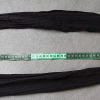 S/M черни мрежести чорапи със силикон и бяла бродерия, снимка 14 - Бельо - 42981900