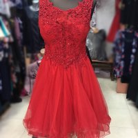Бална  рокля в червено - НОВО!, снимка 2 - Рокли - 20842263