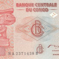10 франка 2003, Демократична република Конго, снимка 1 - Нумизматика и бонистика - 35651018
