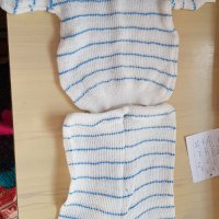 Детски комплект блузка и панталон 1 год, снимка 1 - Комплекти за бебе - 36609757