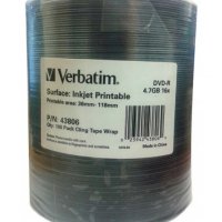DVD-R Verbatim 4.7GB, Printable area: 36mm - 118mm - празни дискове , снимка 1 - DVD филми - 27863311