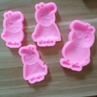 Пепа Пиг Джордж мама татко peppa pig силиконов молд за украса декор торта фондан шоколад гипс, снимка 3 - Форми - 33434801