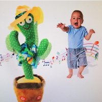 Танцуващ кактус, повтаря което казвате, хавайски стил, снимка 1 - Музикални играчки - 43316097