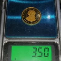 Юбилейна златна монета , снимка 2 - Нумизматика и бонистика - 37382712