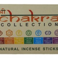 Shri 7 Chakra Collection Натурален ароматни пръчици, снимка 1 - Декорация за дома - 23735775