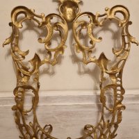 Масивна барокова рамка, елемент– Месинг, 45см, 1.360кг, снимка 7 - Антикварни и старинни предмети - 43453767
