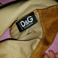 Велурен Къс топ D&G, снимка 4 - Корсети, бюстиета, топове - 26537565