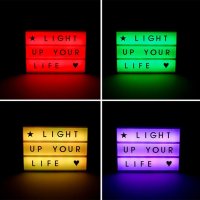 RGB осветена LED дъска с контролер и букви 30x4,55x22 см, снимка 1 - Друга електроника - 43952091