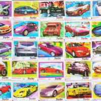 Картинки от дъвки Turbo Super, Турбо супер пълен лот 70 бр. серия (470-540), снимка 3 - Колекции - 32569760