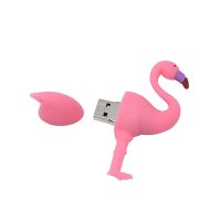 Флашка 32 гб Розово Фламинго , USB птица Фламинго, снимка 3 - USB Flash памети - 43883540