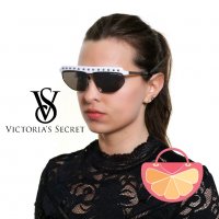 VICTORIA'S SECRET 🍊 Дамски огледални слънчеви очила WHITE MIRRORED нови с кутия, снимка 7 - Слънчеви и диоптрични очила - 40014777