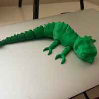 3D хамелеон, снимка 1 - Други - 43430164