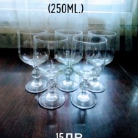 Стъклени кристални чаши, снимка 7 - Домашни напитки - 33596967
