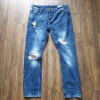 Страхотни мъжки дънки слим модел H&M DENIM & CO, размер 36ти , дължина 32 , снимка 1 - Дънки - 34986221