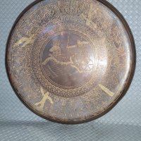 Декоративна медна чиния от Египет., снимка 5 - Декорация за дома - 32797546