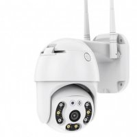 Външна Wifi, IR, Смарт камера Full Hd 1080p с двупосочно аудио, въртяща се и водоустойчива, снимка 1 - Други стоки за дома - 33475000