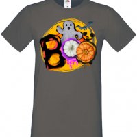 Мъжка тениска Halloween 06,Halloween,Хелоуин,Празник,Забавление,Изненада,Обичаи,, снимка 8 - Тениски - 38134767