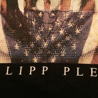 PHILIPP PLEIN MADE IN ITALY размер М - L мъжка тениска 9-41, снимка 5 - Тениски - 35115261