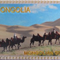 Автентичен магнит от Монголия-серия Гоби, снимка 2 - Колекции - 43251141