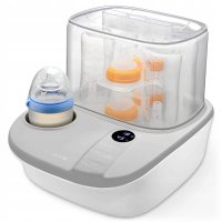 Стерилизатор за бебешки шишета 4 в 1 (стерилизира, изсушава, затопля, размразява), снимка 1 - Стерилизатори - 43506722
