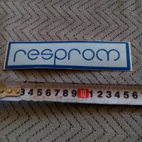 Стара лепенка Респром,Resprom #13, снимка 1 - Други ценни предмети - 27998001