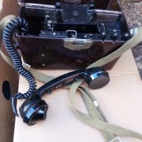 Стар военен телефон , снимка 4 - Други ценни предмети - 35011090