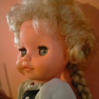 Колекционерска кукла народна носия ретро 32 см, снимка 7 - Колекции - 44106485