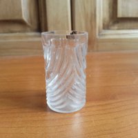 Стъклена вазичка ваза, снимка 1 - Антикварни и старинни предмети - 36835136